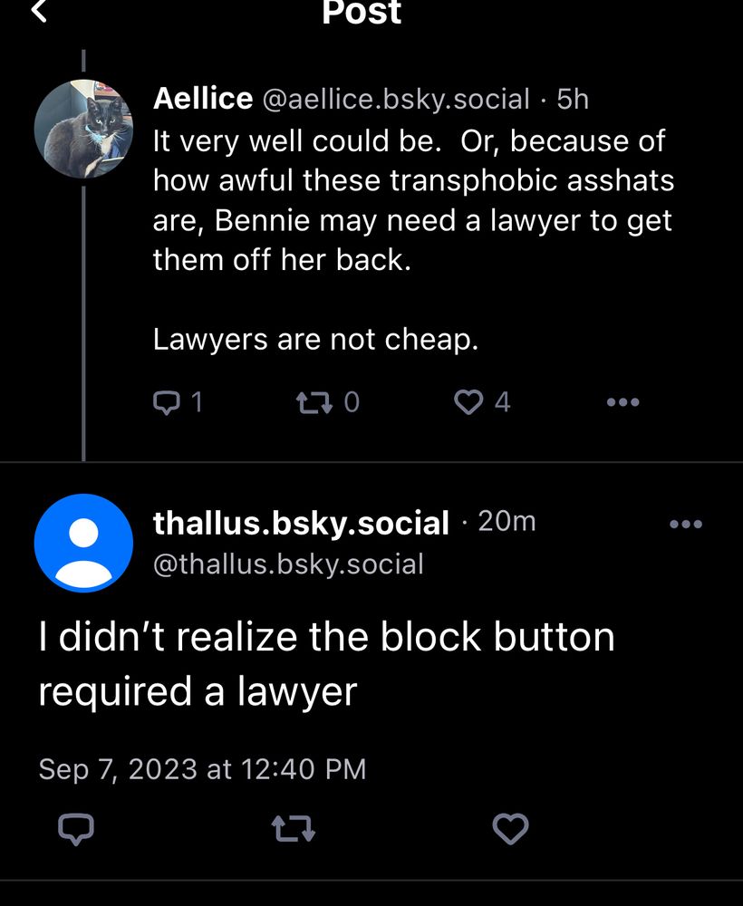 Just someone who needs blocking