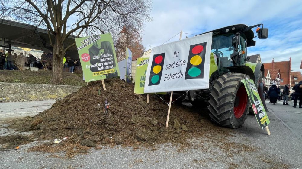 Biberach: Grüne sagen Auftritte wegen Protesten ab – mehrere Polizisten verletzt