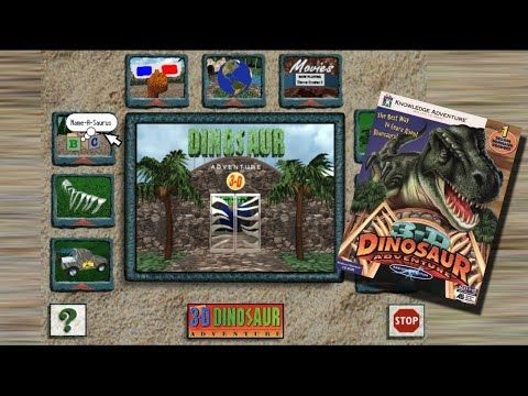 Vintage WIN - 3D Dinosaur Adventure (1996) Windows 95
