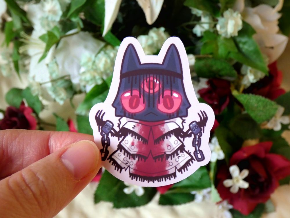 Cult of the lamb, stickers, art, fanart, cute, creepy, eldritch