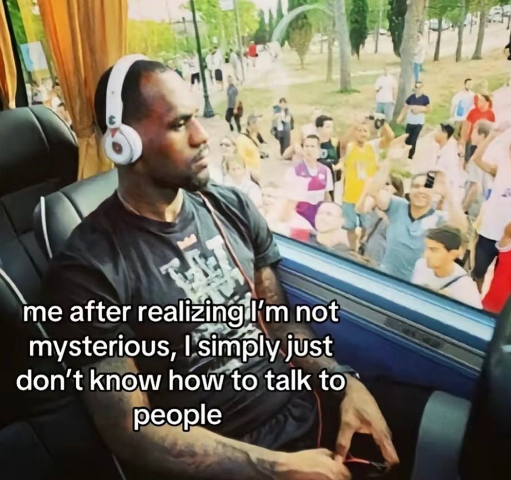 Me after realizing I'm not mysterious, I simply just don't know how to talk to people 