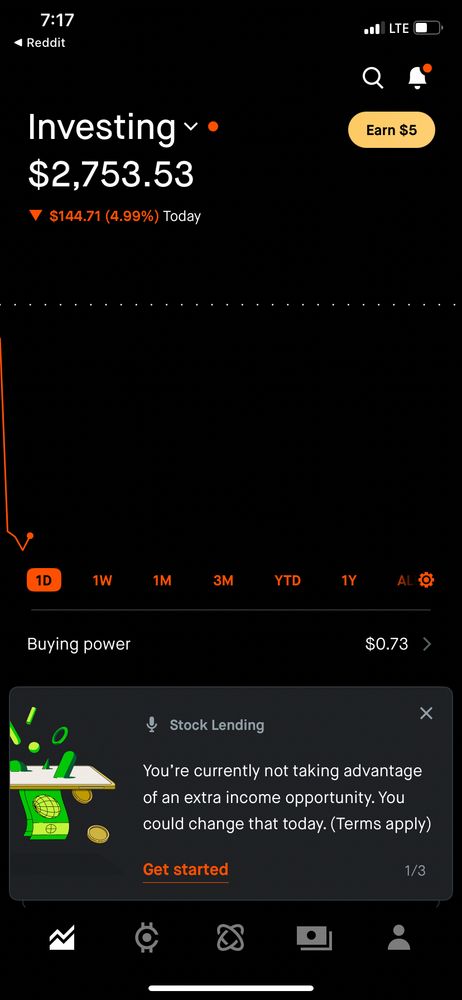 My stock portfolio tanking
