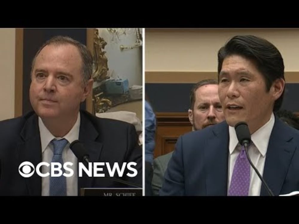 Robert Hur, the man who Questioned Biden's Mental Capacities in Report, at a Congressional Hearing