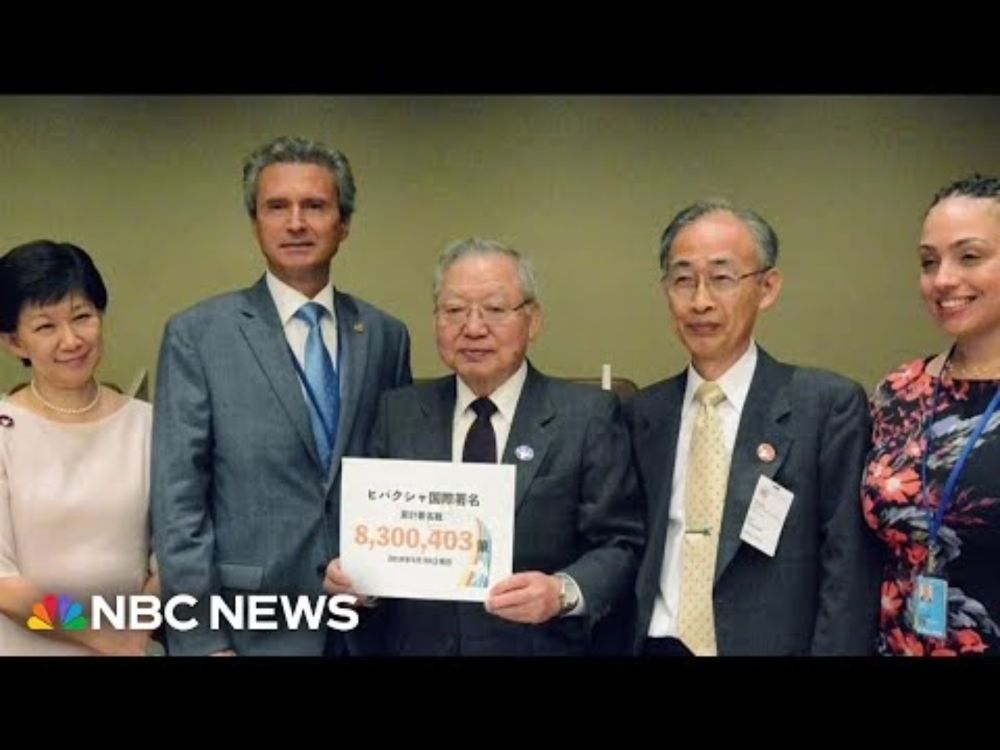 Nobel Peace Prize Awarded to Group of Survivors of Hiroshima and Nagasaki Atomic Bombs