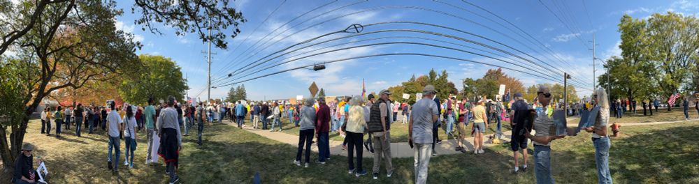 No kings protest Farmington Hills MI 10.18.25