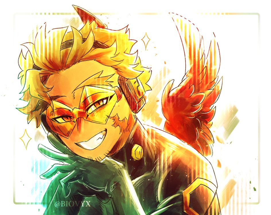 A genuine Hawks grinning genuinely