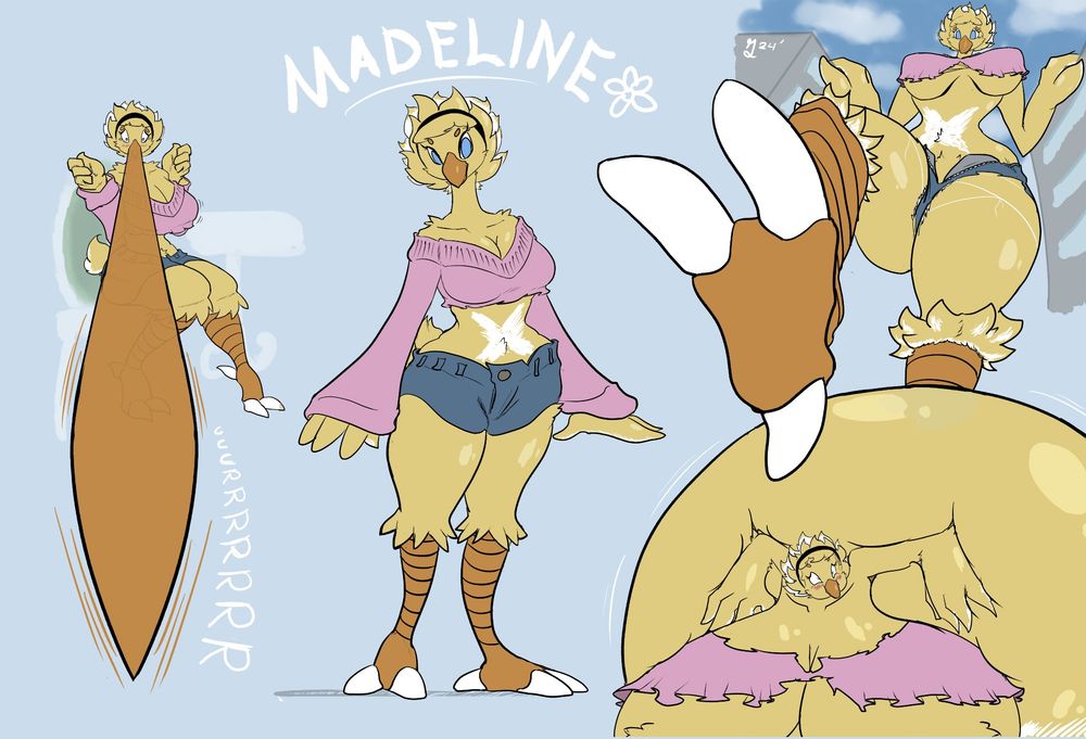 Meet Madeline (Maddy) a college student who's always got her head in the clouds, but after taking the proposition of a mysterious "fairy' that statement becomes literal. Now a Goddess of Virtue Trainee, Maddy has to try and work around some bad habits or lest her new powers go haywire as a consequence. Can she be a true goddess (and possibly get paid) or will her beak and body run away from her?
