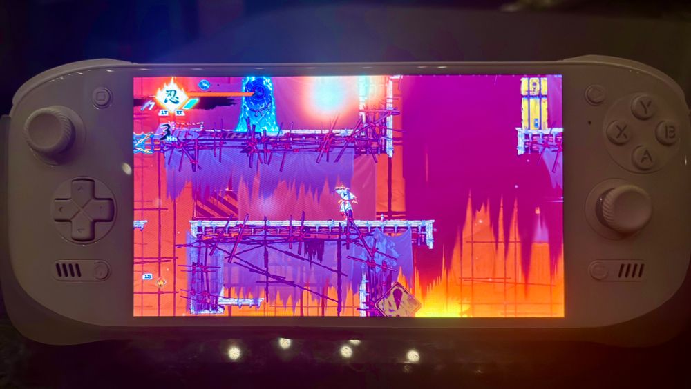 Shinobi Art of Vengeance via Steam Link on the Odin 2 Portal