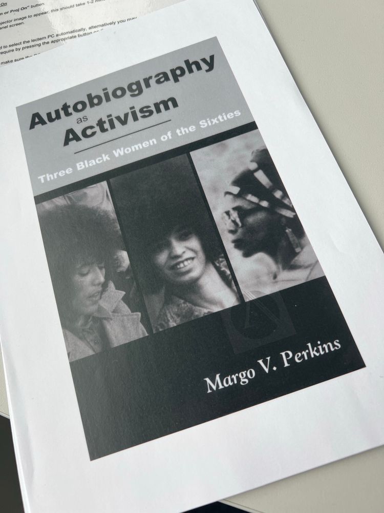 Copied book chapter from “Autobiography as Activism” by Margo V. Perkins. 