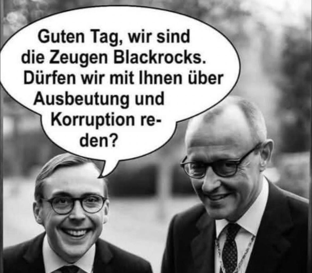 Merz und Amthor sind Zeugen Blackrocks und wollen über Ausbeutung und Korruption reden.