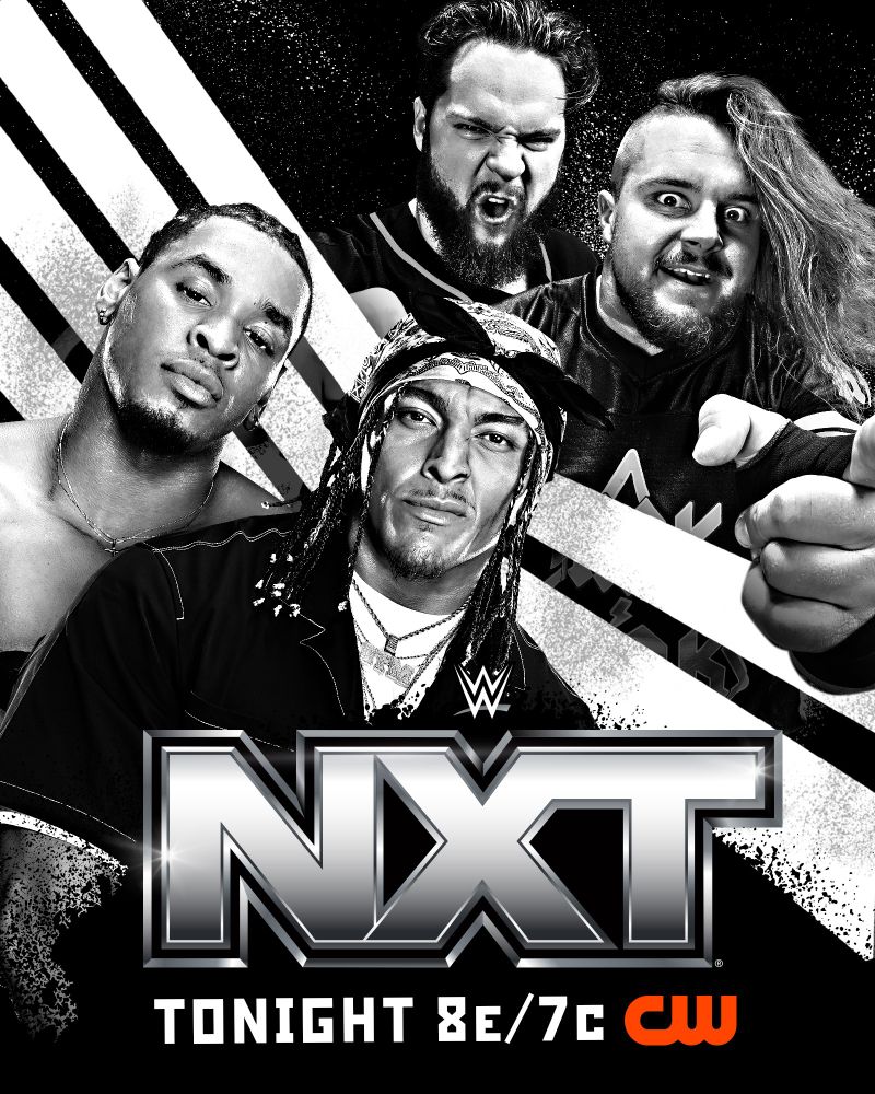 A graphic.

In Tag Team action Hank and Tank face OTM on WWE NXT.