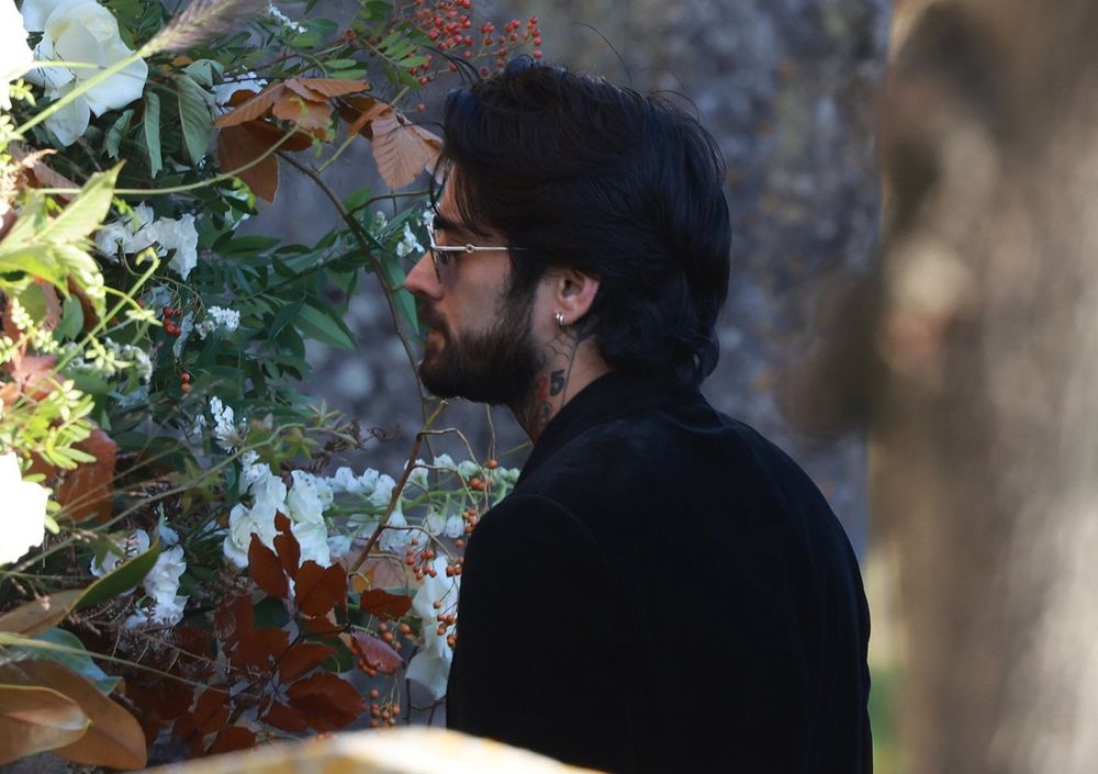 Zayn Malik at Liam Payne's funeral