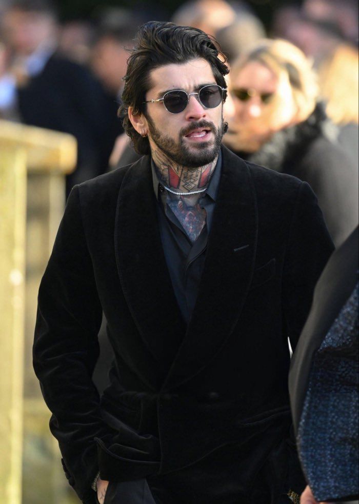 Zayn Malik at Liam Payne's funeral