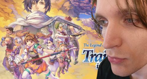 Promo art for Trails in the Sky SC with my face