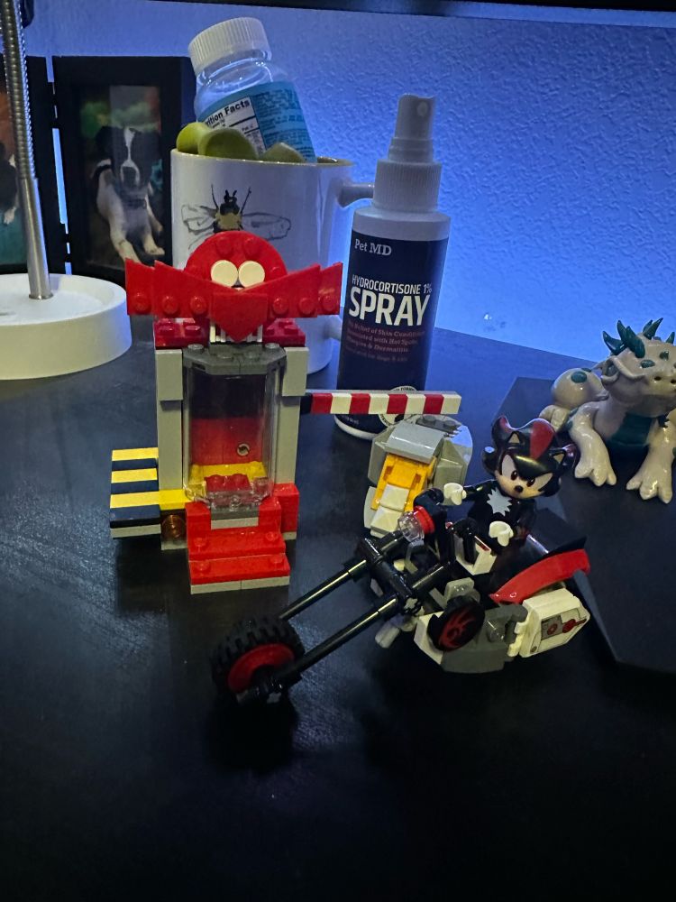 Shadow the hedgehog Lego set 