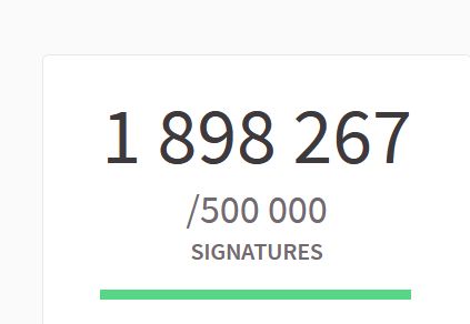  1 898 267/500 000 SIGNATURES 