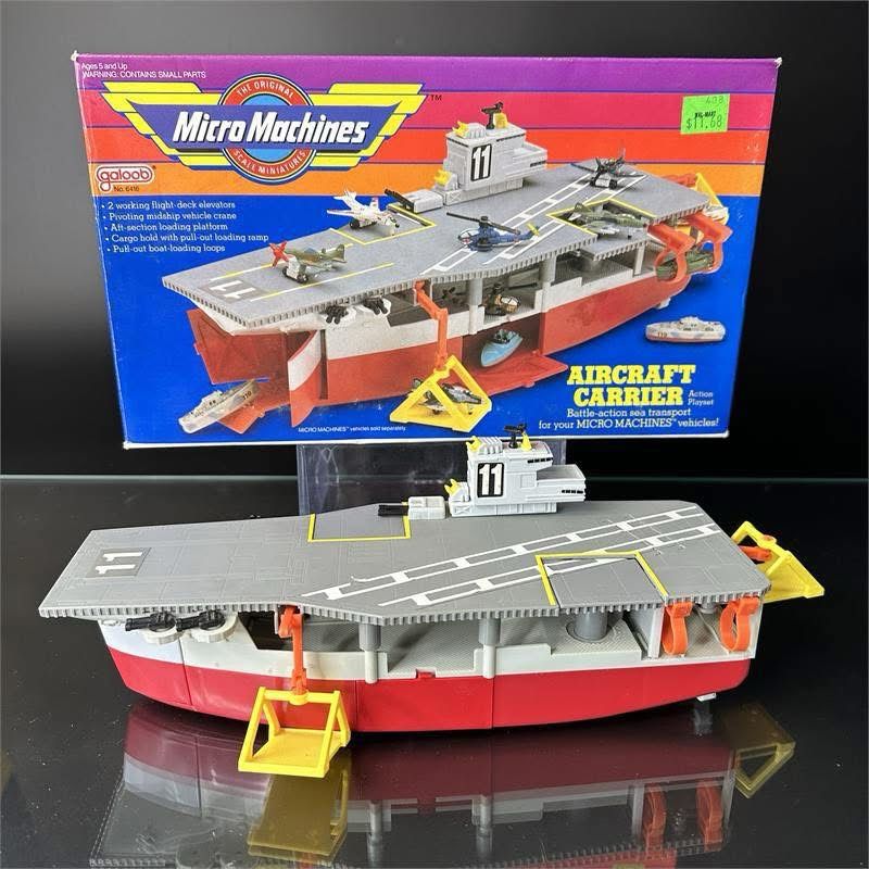 Micro machines aircraft carrier