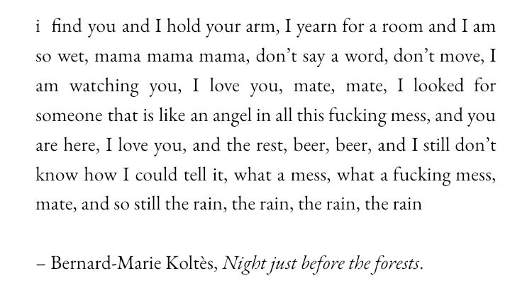 night just before the forests, i made the translation yay