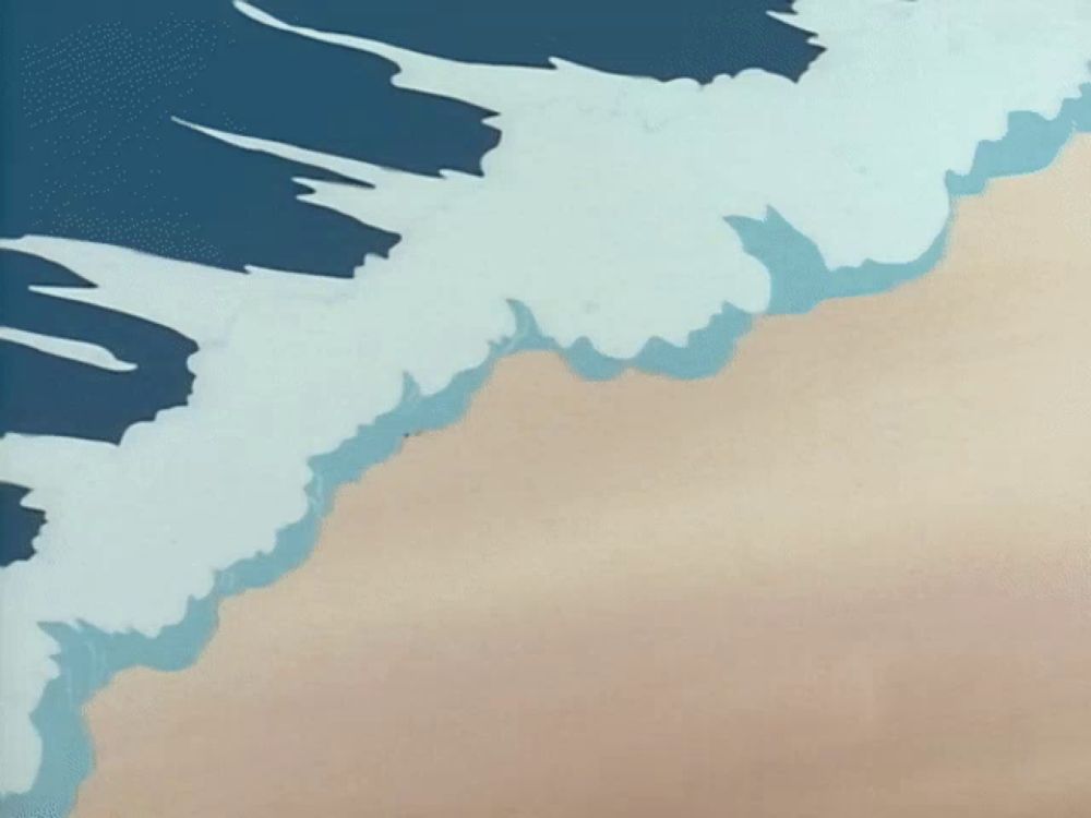 Detective Conan Ocean Waves GIF