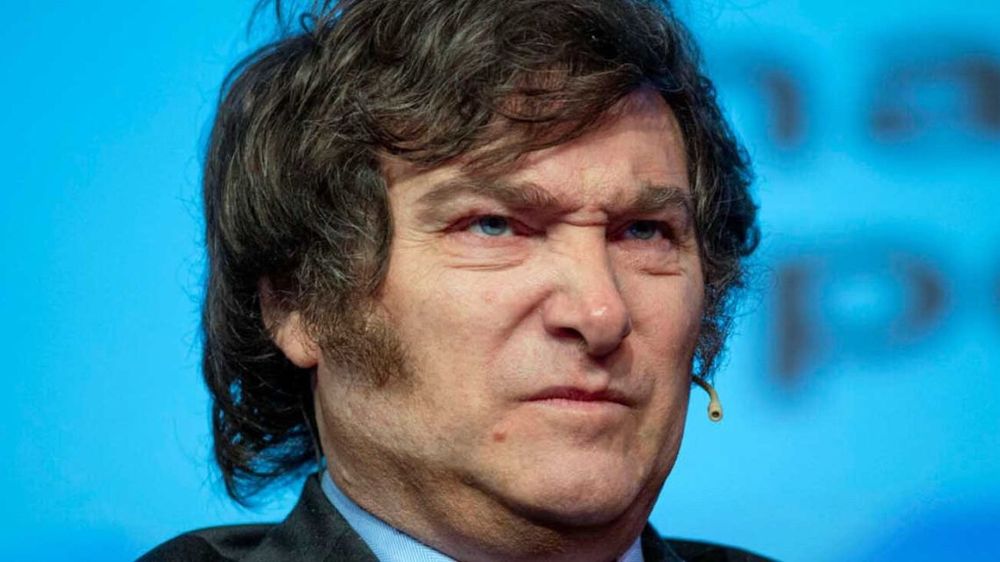 A picture of Argentina’s president Javier Milei