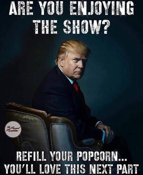 Are you enjoying the show? refill your popcorn you’ll love this next part 