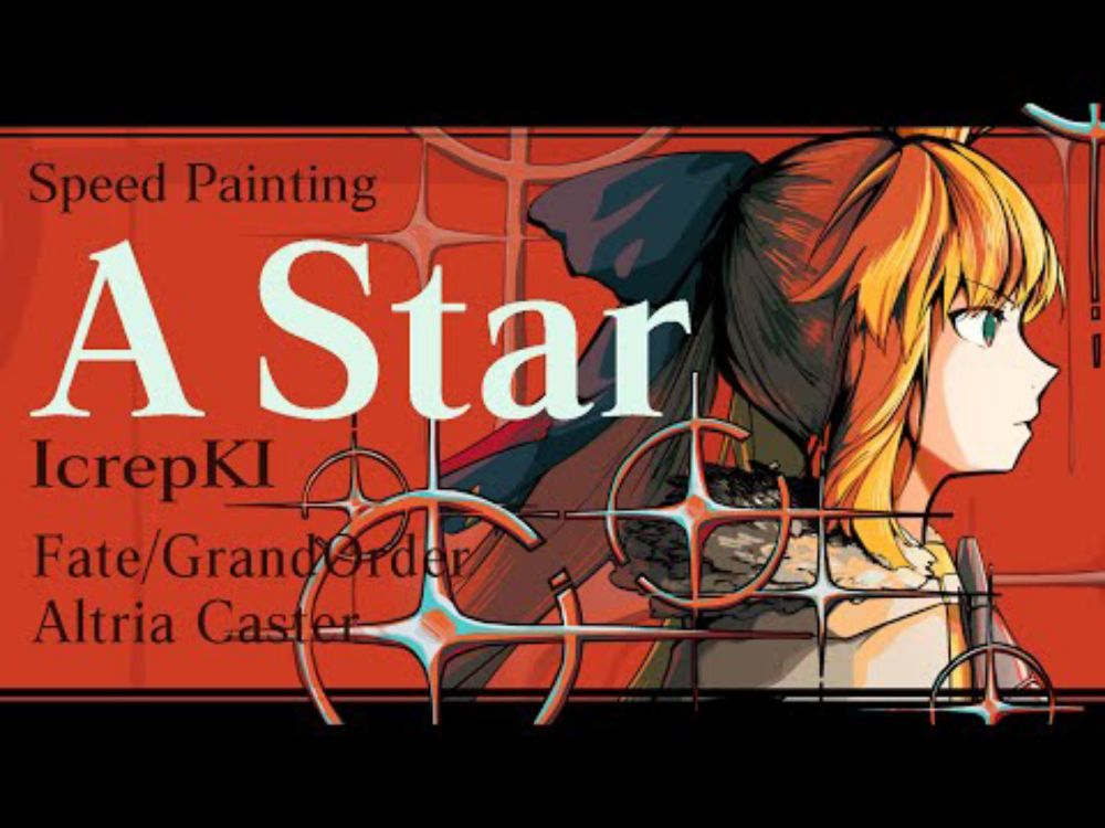 [SPEED PAINT] A STAR (FGO-Altria Caster) - IcrepKI