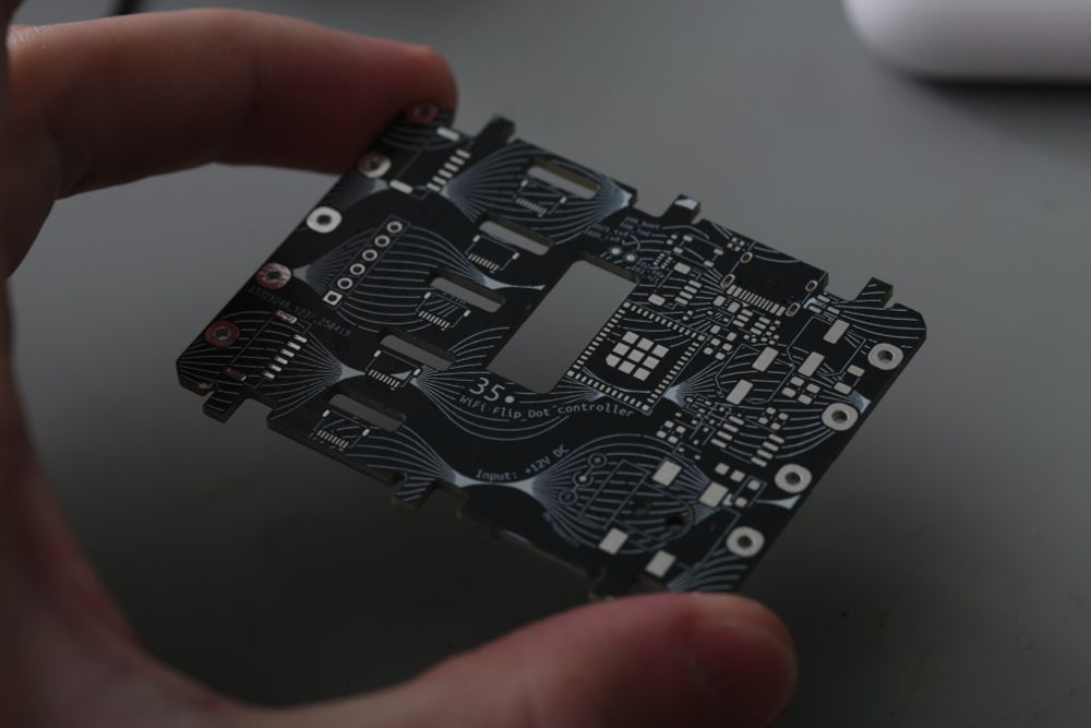 Circuit board with fancy silkscreen art