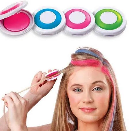 2000s chalky temporary hairdye