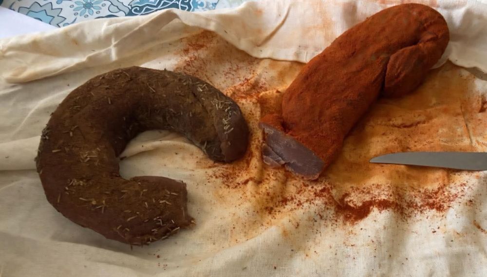 Filet mignon fumé au paprika + caca boudin fumé aux herbes 