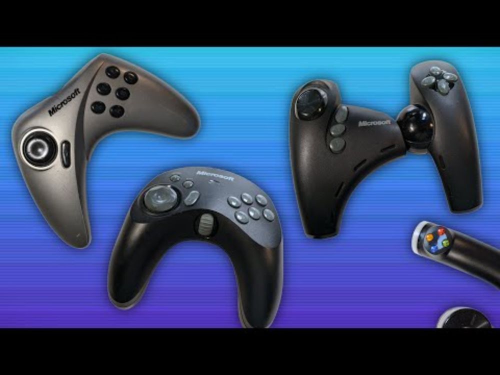 Microsoft's Weird 90s PC Controllers (+ 360 bonus!)