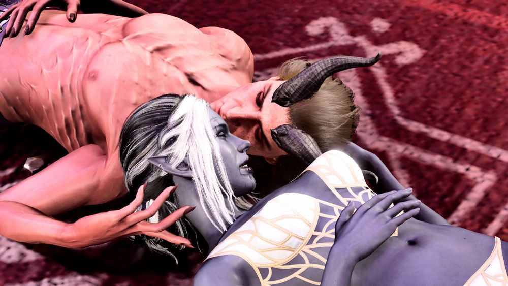 She gets a forehead kiss!