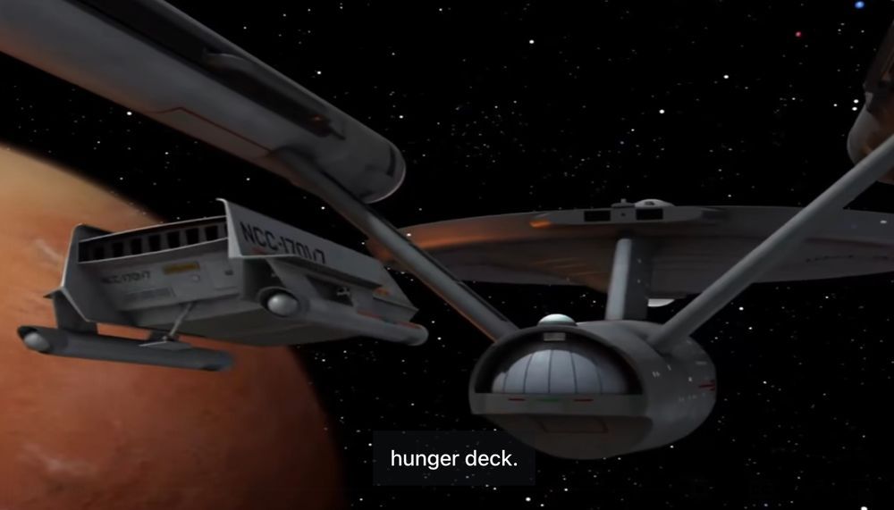 A Store Track shut a craft about to land on the hunger deck of the You A Sus Indoor Prize