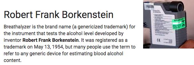 it's actually Doctor Robert Frank Borkenstein's monster
