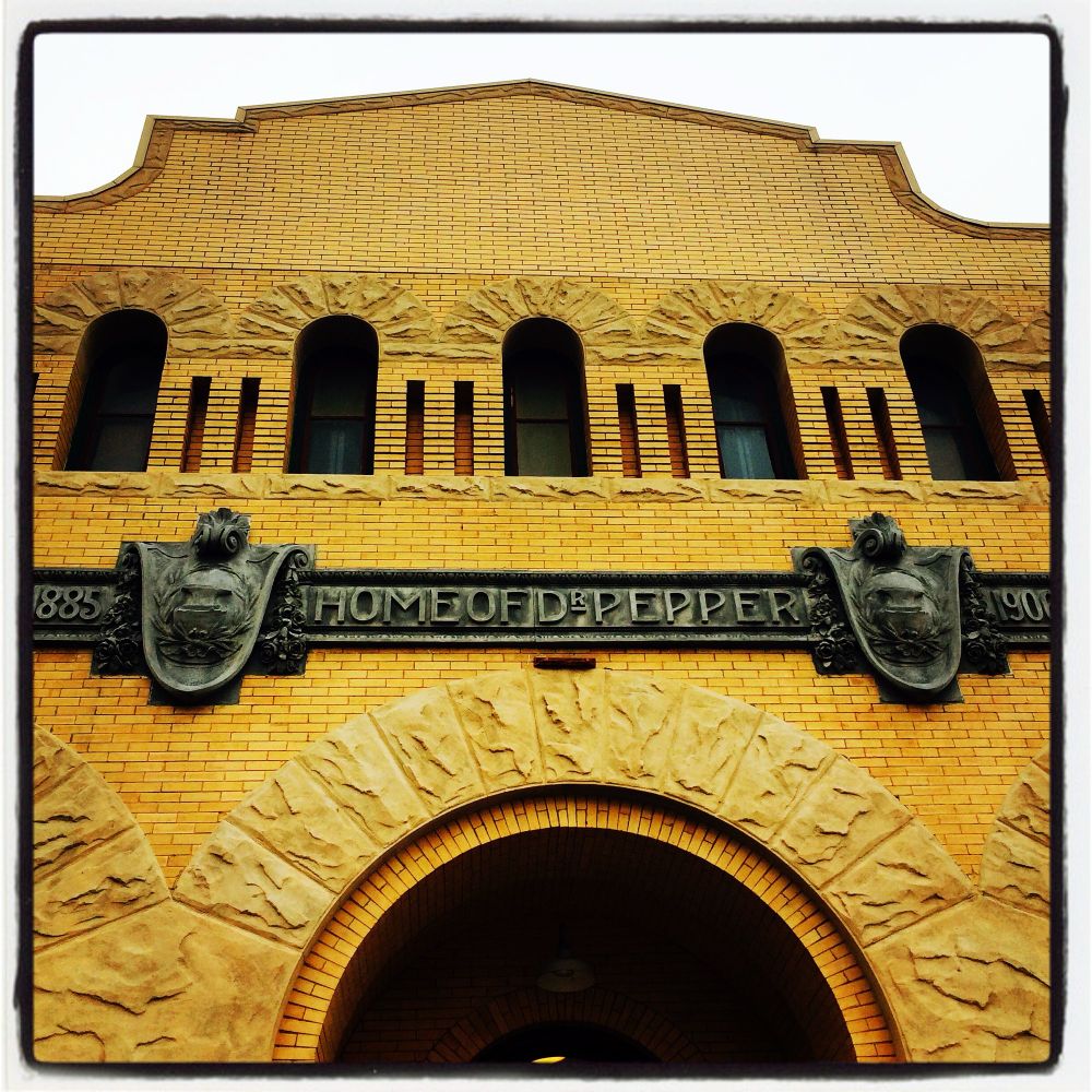 Dr Pepper Building in Waco TX.
