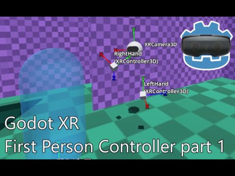 Godot XR First Person Controller part 1