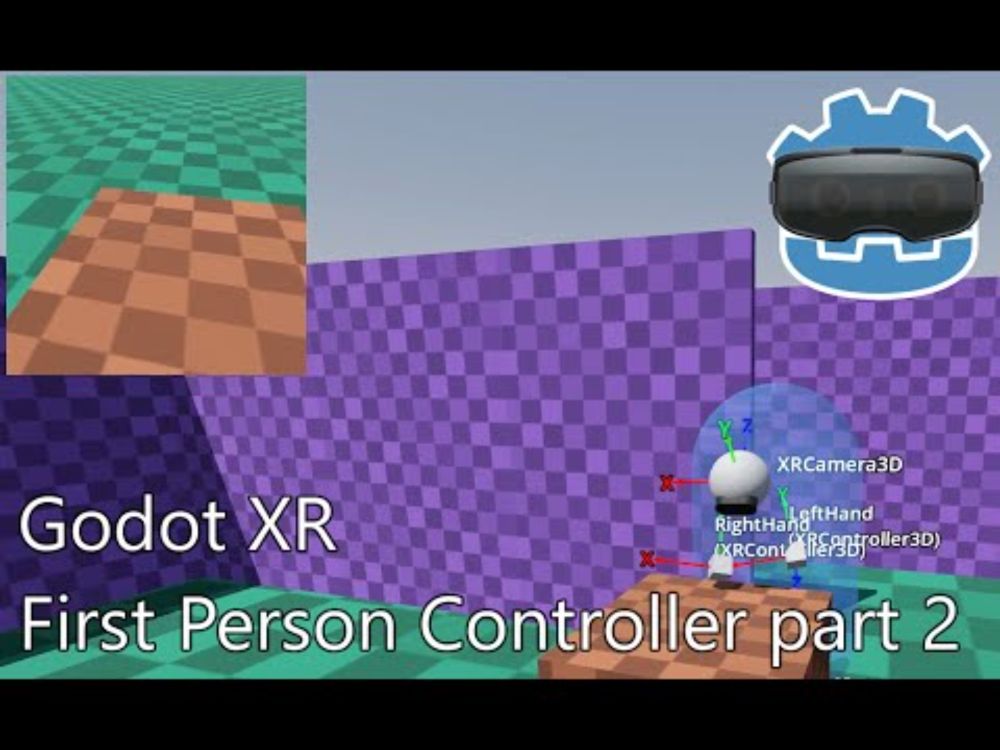 Godot XR First Person Controller part 2