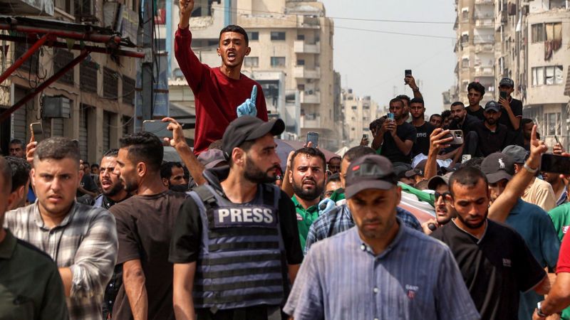 
  

<article data-history-node-id="427084" about="https://www.middleeasteye.net/live-blog/live-blog-update/israeli-forces-kill-palestinian-seeking-aid-central-gaza" class="live-blog-update default clearfix">

  
      <h2>
      <a href="https://www.middleeasteye.net/live-blog/live-blog-update/israeli-forces-kill-palestinian-seeking-aid-central-gaza" rel="bookmark">
<span class="field field-title">Israeli attacks kill seven Palestinians in Gaza</span>
</a>
    </h2>
    

        
    <div class="content">
                <div class="field field-field-text"><p>Wafa news agency reports that Israeli forces shot and killed at least four people near Deir el-Balah in central Gaza this morning.</p>

<p>Another deadly attack in Gaza City’s Sheikh Radwan neighbourhood killed at least three people, Wafa said.</p>
</div>
      
  </div>

</article>

