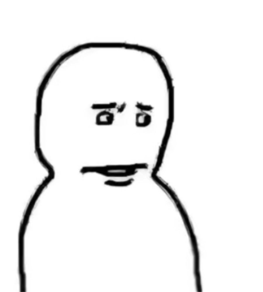 Man in black and white space looking equal parts disgusted and concerned 