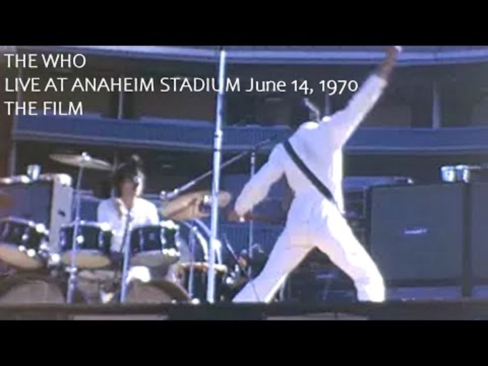 THE WHO LIVE 8mm - Anaheim Stadium 1970 FILM