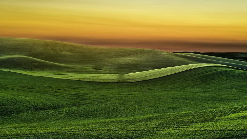 Sunset near Moscow, Idaho, USA