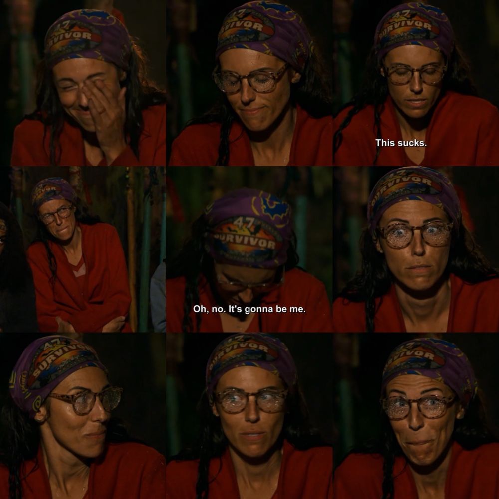 genevieve at tribal council
