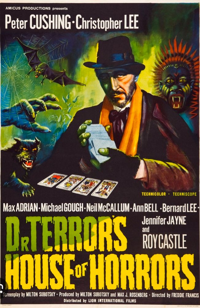 Poster for the 1965 Amicus film Dr Terror's House of Horrors 