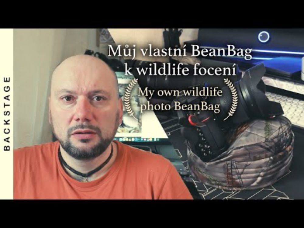 WILDLIFE, DIY, ENG subtit.: My own wildlife photo BeanBag / Můj vlastní BeanBag k wildlife focení