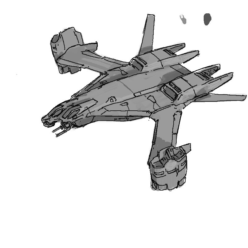 Gun ship concept 
