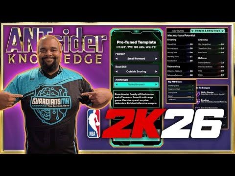 NBA2K26 MyPlayer Builder is CRAZYYY | ANTSIDER #nba2k26 #NBA2K #2KCommunity