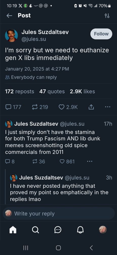Jules.su calls for the execution of liberal GenXers. 