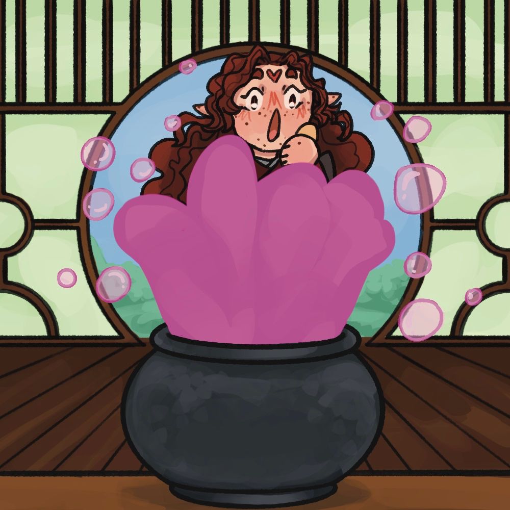 The potion explode outward, shocking binghe!