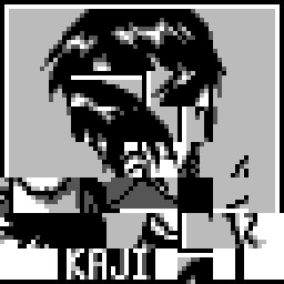 a portrait from Neon Genesis Evangelion Shito Ikusei, which is heavily corrupted, with all the wrong parts in the wrong places 
