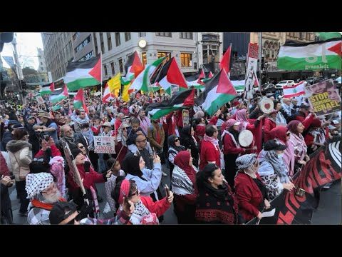 Gaza solidarity march on Day 610 of the genocide