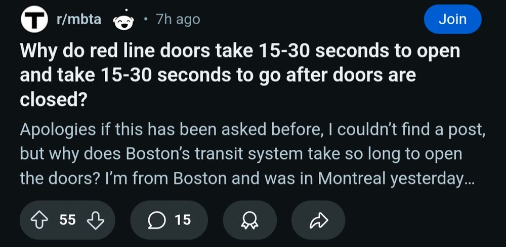 r/MBTA: Why do red line doors take 15-30 seconds to open and take 15-30 seconds to go after doors are closed?